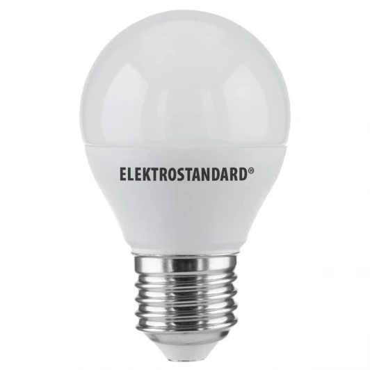 BLE2730 Лампочка светодиодная шар белая E27 7W 3300K Elektrostandard BLE2730