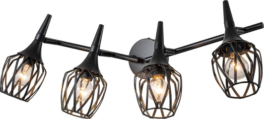 1120/4A Настенно-потолочный спот Escada Gale 1120/4A 4x40Вт E14, металл, чёрный (220V)