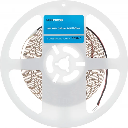 005140 Светодиодная лента 10Вт/м 24В 5м LEDS POWER ПРО140 005140