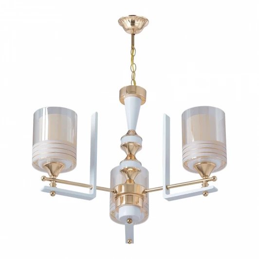 306087/3 Wh/Gd Подвесная люстра Arte Milano Florentia-6087 306087/3 Wh/Gd (220V, на цепи)