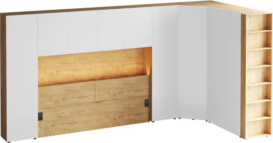 891701 Стенка Modus ОГОГО Обстановочка! (ЛДСП/Белый) арт.891701