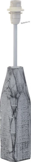 49306 Основание настольной лампы Eglo Vintage, 1 лампа, белый с серым