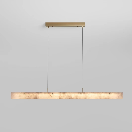 604053 LED латунь/ алебастр Подвесной светодиодный светильник Eurosvet Alabaster 604053 LED латунь/ алебастр