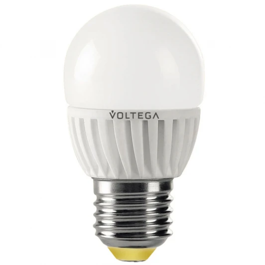 5723 Лампочка светодиодная E27 6,5 Вт 600 lm 2800K теплое желтое свечение Voltega Collection Ceramics 5723