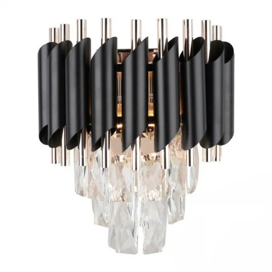 OML-81801-02 Настенный светильник Omnilux 818 OML-81801-02 (220V, хрусталь)