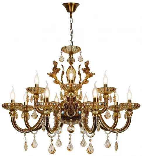 81069-8+4 BR Подвесная люстра iLamp Asia 81069-8+4 BR