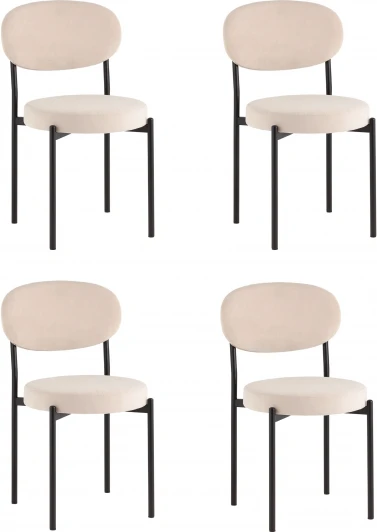 УТ000039520 Стул Бриф SN велюр бежевый, 4шт./уп. Stool Group арт.УТ000039520