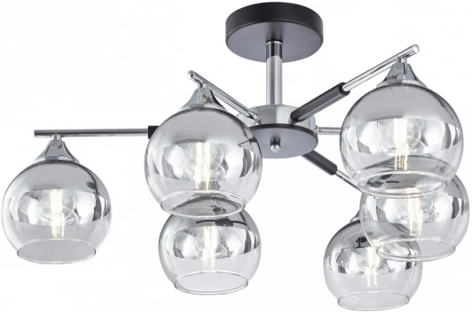 339354/6 CR+BK Потолочная люстра на штанге Arte Milano Napoli-9354 339354/6 CR+BK (220V)