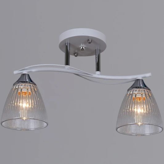 87360-0.3-02 WH+CR Потолочная люстра на штанге Reluce 87360-0.3-02 WH+CR