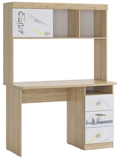 MKF-05.1623 Форсаж Стол Mebelson (ЛДСП/Дуб сонома,Белый) арт.MKF-05.1623