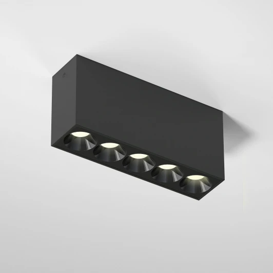 25108/LED Светильник потолочный светодиодный Elektrostandard Block 25108/LED 10W 3000K черный (220V)