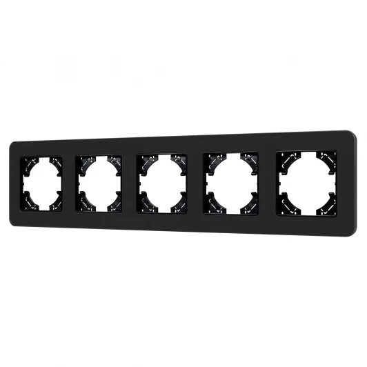 049721 Рамка стеклянная FRM-OMALI-SFGS-5-BK (Arlight) 049721