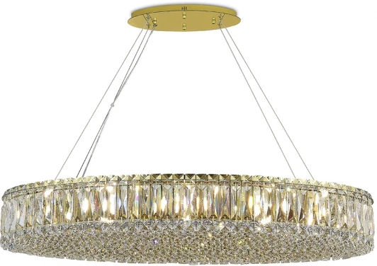 8468/S gold Подвесной светильник хрустальный Newport 8460 8468/S gold