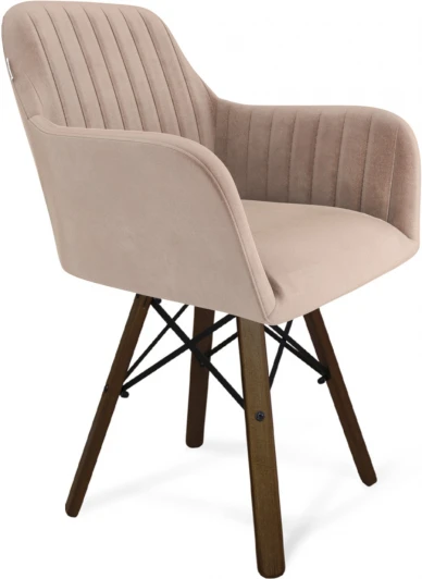 8908251302 Стул Sheffilton SHT-ST38-1/S70 латте/темный орех/черный