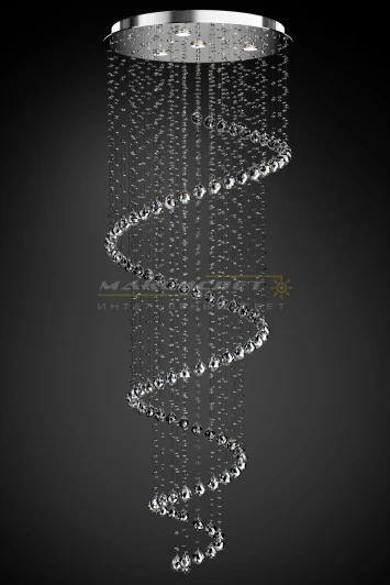 1-0143-5-CR GU10 Потолочная люстра Максисвет 1-0143-5-CR GU10