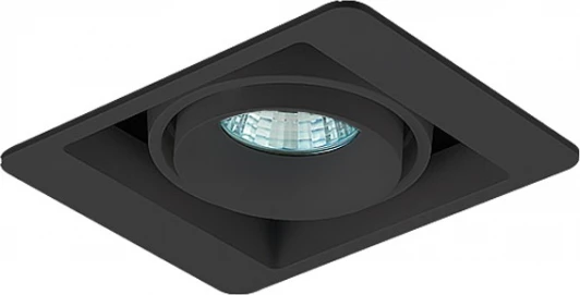 DL18615/01WW-SQ Shiny black/Black Встраиваемый светильник Donolux Lumme DL18615/01WW-SQ Shiny black/Black