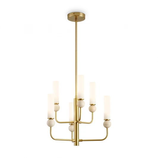 FR5482CL-06BS1 Потолочная люстра на штанге Freya Sunspot FR5482CL-06BS1