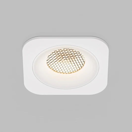 15276/LED Светильник встраиваемый светодиодный IP44 Elektrostandard Tetro 15276/LED 10W 3000K белый IP44