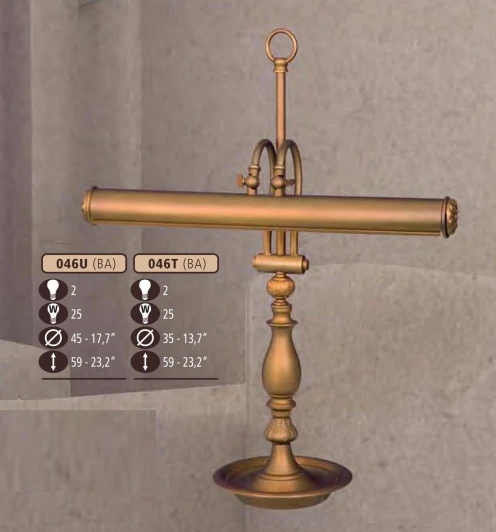 046U/2 BA Интерьерная настольная лампа Riperlamp 046U 046U/2 BA