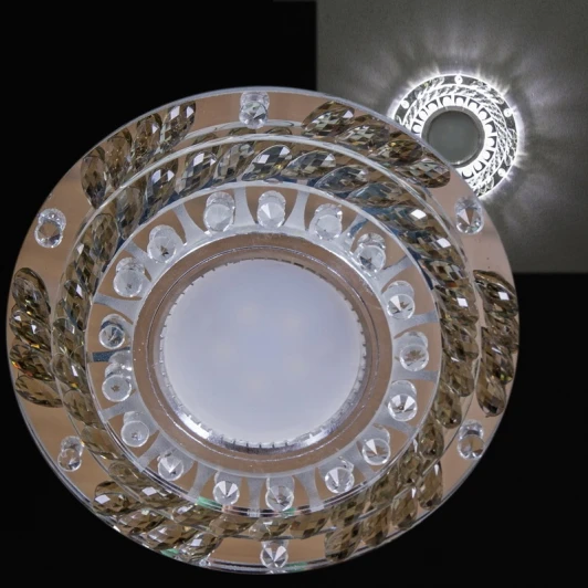 22092-9.0-001PL MR16+LED3W CL+GR Встраиваемый точечный светильник Reluce 22092-9.0-001PL MR16+LED3W CL+GR (круглые)