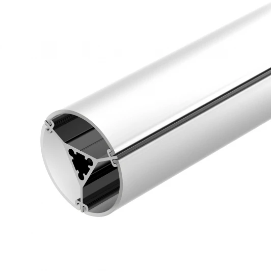 050250 Профиль ROUND-D36-360-2500 ANOD BLACK (Arlight, Алюминий) 050250