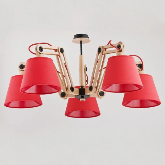 22245 Потолочная люстра Alfa Joga Red 22245