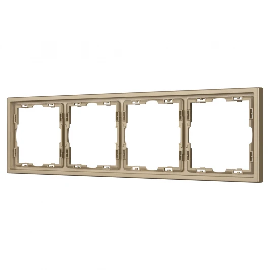054225 Рамка пластиковая FRM-NOBE-SFPL-4-GD (Arlight) 054225