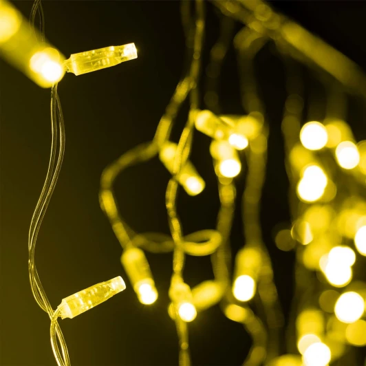 031185 Светодиодная гирлянда ARD-EDGE-CLASSIC-2400x600-CLEAR-88LED-STD Gold (230V, 6W) (IP65) Ardecoled CLASSIC 031185