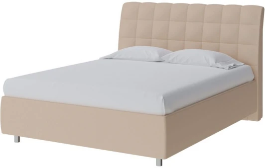 1909834 PROxSON Кровать Volumo без основания (Ткань: Рогожка Savana Camel (бежевый)) 80x200