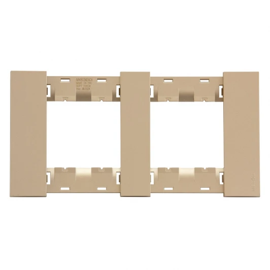 AA4802M2ACH Рамка 2-ая шампань матовый Meiton AA4802M2ACH