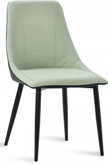 HSBI_DC2203_green Стул Harmony Whirl Hesby Экокожа/Светло-зеленый,Черный арт.HSBI_DC2203_green