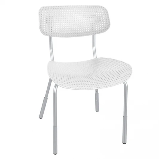 9324763805 Стул Sheffilton SHT-S85PB-1 белый/белый/хром лак 9324763805