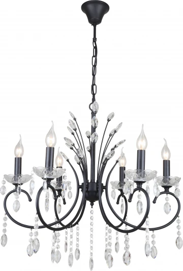 2097-306 Подвесная люстра Rivoli Anamaria 2097-306 (220V, на цепи, подсвечник, свеча)