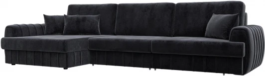 129307L Диван угловой Лига-057 НПБ Лонг угол левый Лига Диванов (Велюр) арт.129307L