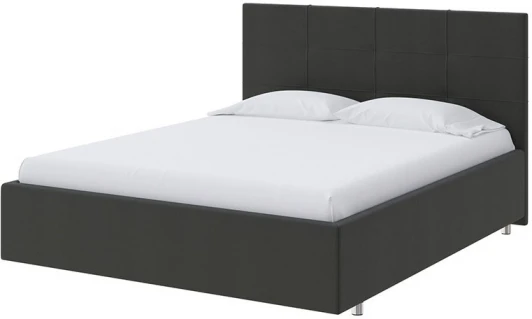 1910897 PROxSON Кровать Neo (Ткань: Велюр Forest 520 Темно-серый) 140x190