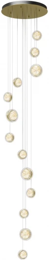 MOD361PL-L58BS3K Подвесной светильник каскадный Maytoni Pharao MOD361PL-L58BS3K (LED, 220V, на проводе)