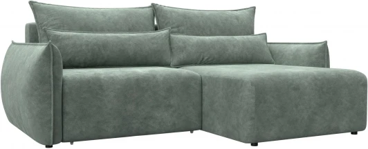 128718 Диван угловой Лига-051 НПБ угол универсальный Лига Диванов (Велюр) арт.128718