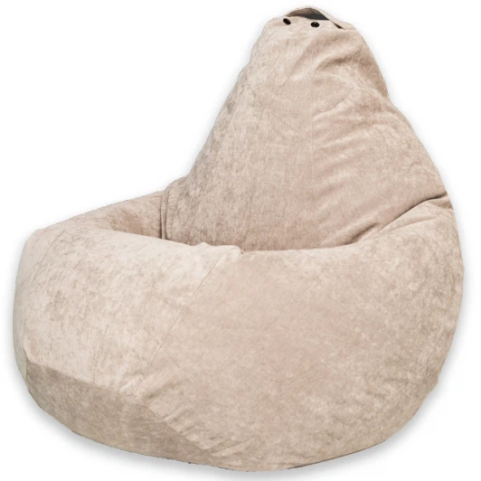 5012031 Кресло мешок Dreambag Груша Бежевый Микровельвет (2XL, Классический) 5012031