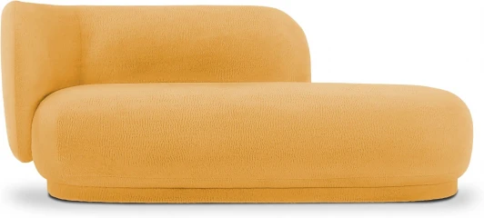 815510 Кушетка Lucca левая ОГОГО (арт.815510), (Искусственный мех/Оранжевый)