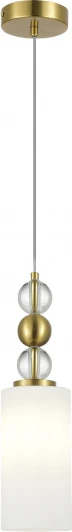 SL2003.303.01 Подвесной свтильник ST Luce SL2003 SL2003.303.01 латунь/белый E27 1*40W