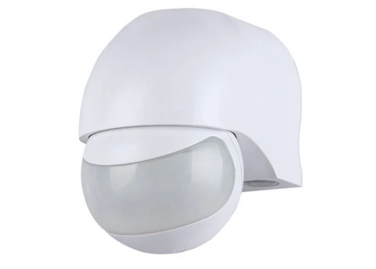 SNS-M-04 12m 1,8-2,5m 1200W IP44 180 Белый Датчик движения инфракрасный накладной Elektrostandard, белый, 1200W, 6A, IP44