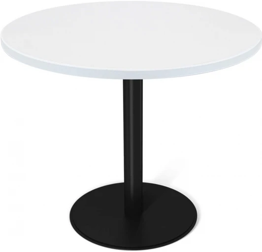 3923123901 Стол Sheffilton SHT-TU43/TT 80 МДФ черный муар/белоснежная шагрень