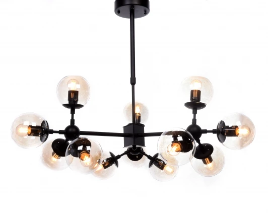 LDP 160-12 BK Потолочная люстра Lumina Deco Zodiak LDP 160-12 BK