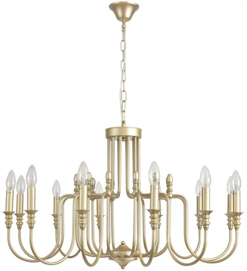 8318/12 Подвесная люстра Lumion Suana 8318/12 шампань/металл E14 12*40W 220V (на цепи, подсвечник, свеча)
