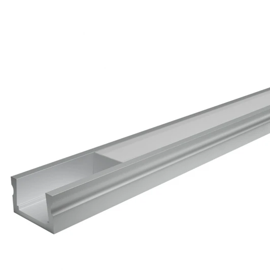 WAP-S-16/6/2000-A Профиль алюминиевый накладной серый 6х16х2000мм Wolta WAP WAP-S-16/6/2000-A