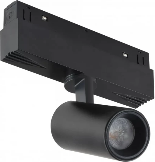 4822-011-D45-8W-38DG-3000K-BK Трековый магнитный светильник с антибликовой решеткой 48V iLedex Vision48/22 4822-011-D45-8W-38DG-3000K-BK (круглые)