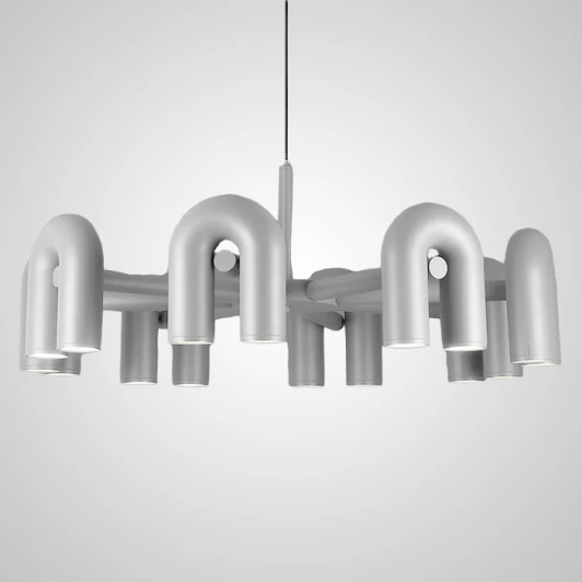 fanny01 Подвесная люстра Fanny 16 Grey ImperiumLoft Fanny01 (212350-23) (LED, 220V, на проводе)