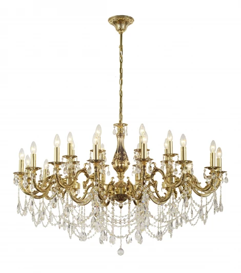 Lauria E 1.1.24.600 CG Подвесная люстра с хрустальными подвесками Dio D'Arte Lauria Lauria E 1.1.24.600 CG подсвечник