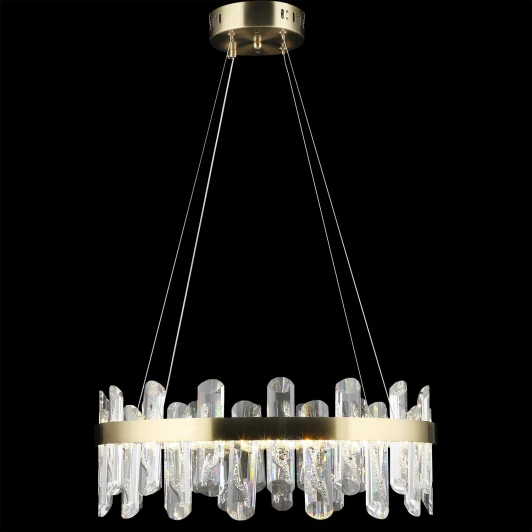 02595-0.4-62W LED COP Подвесная люстра хрустальная светодиодная Reluce 02595-0.4-62W LED COP (220V, на тросе)