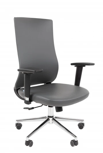 CHAIRMAN 500 ЛЮКС (LUX) ЭКО Б/П Офисное кресло Chairman 500LUX Россия экокожа cерый БП 7210652